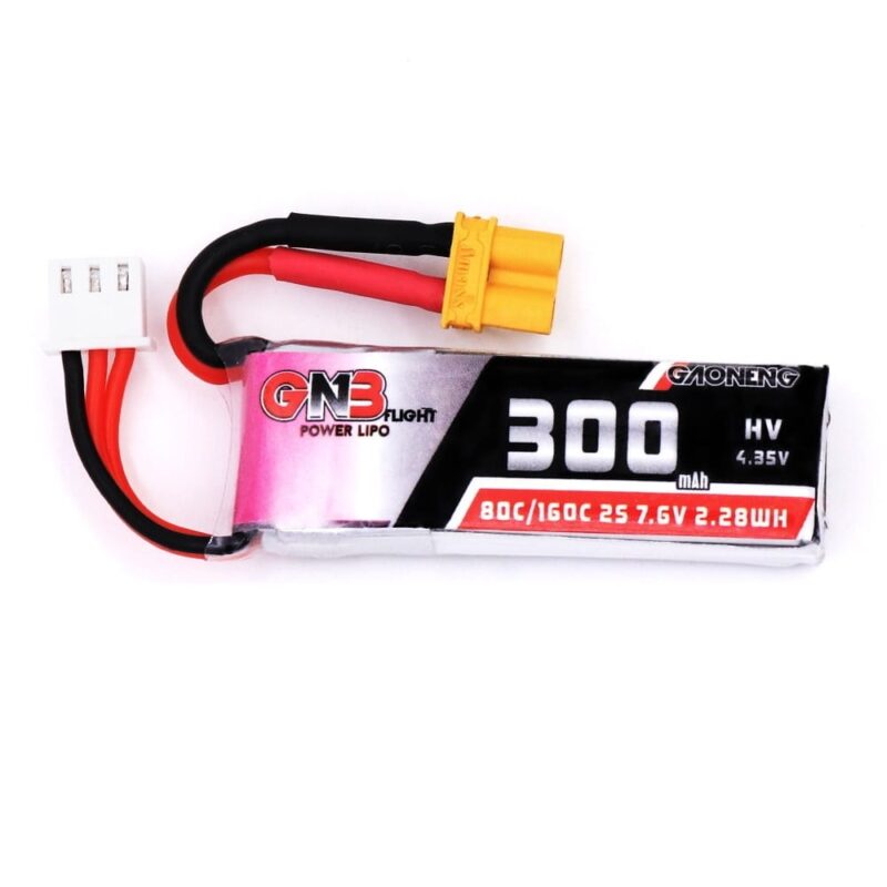 AKUMULATOR LITOWO-POLIMEROWY GNB 2S 300MAH 7.6V HV 80C XT30