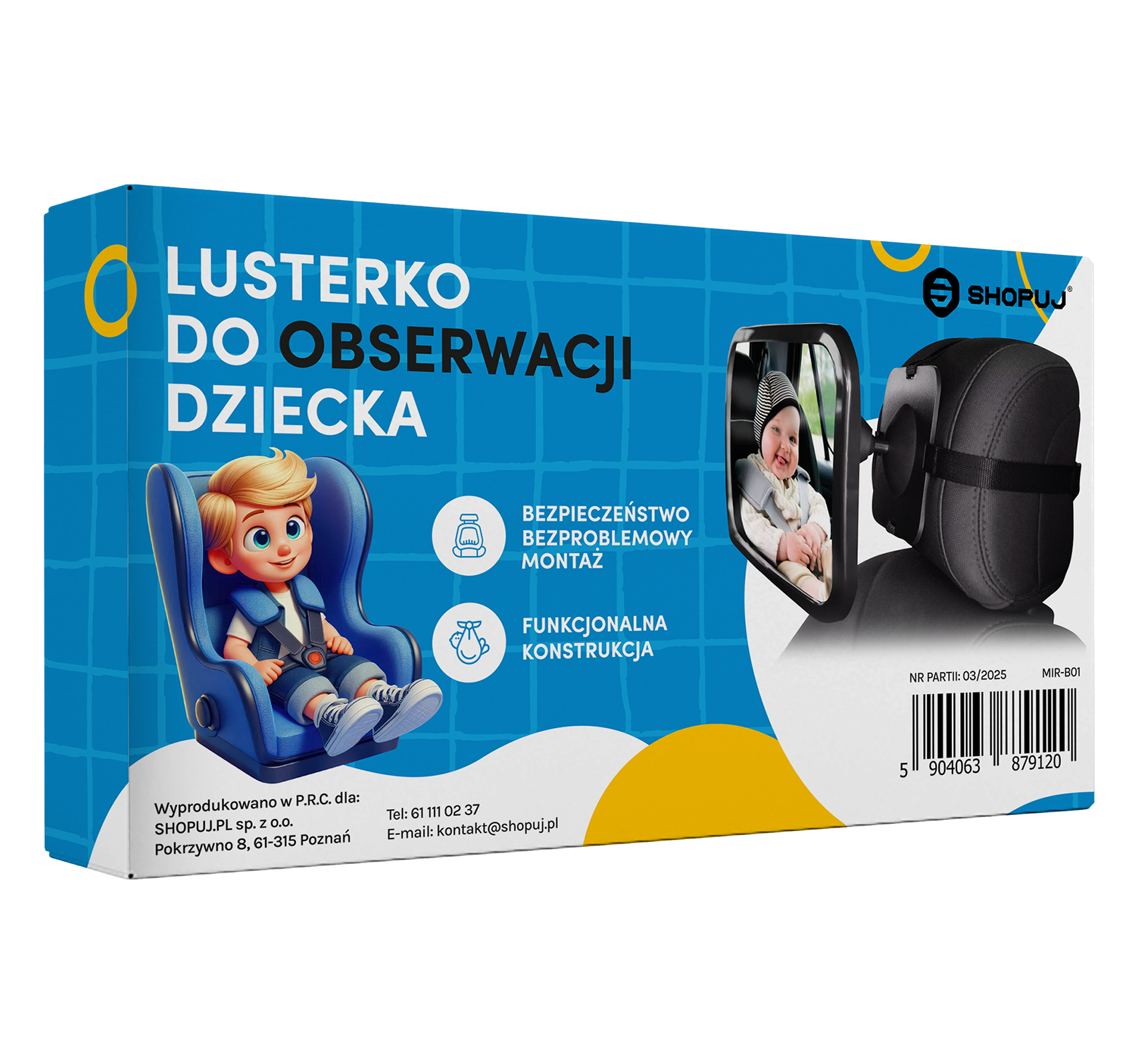 Lusterko do obserwacji dziecka
