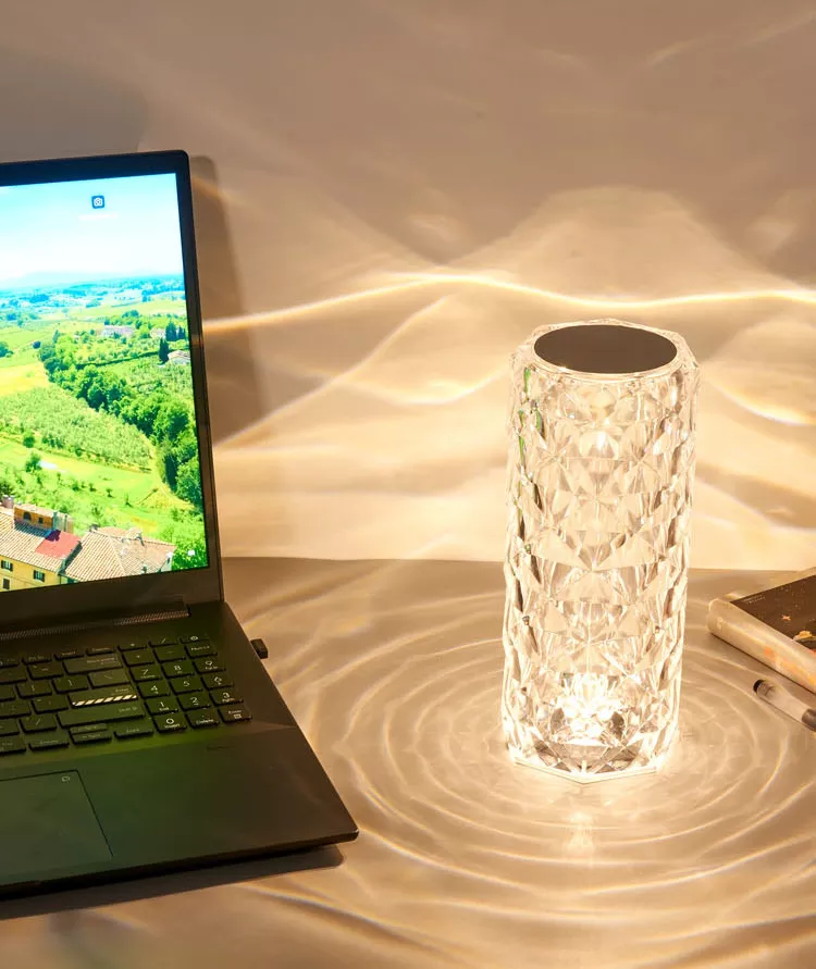 Kryształowa lampa świecąca LED RGB