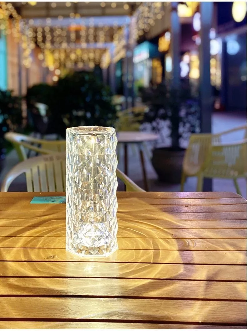 Kryształowa lampa świecąca LED RGB