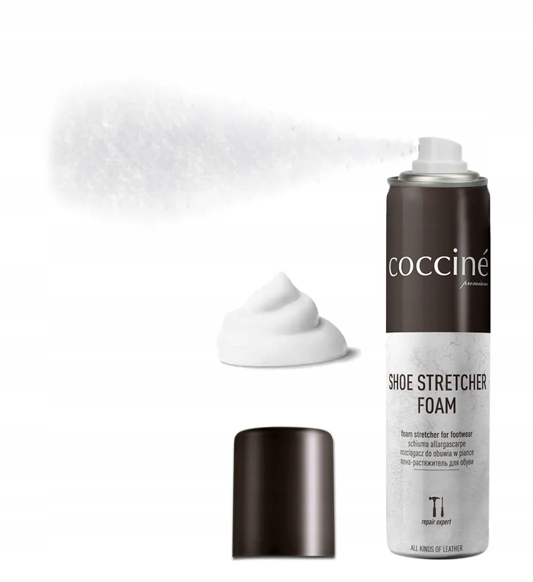 Pianka rozciągacz do ciasnych butów skórzanych coccine shape spray 75ML