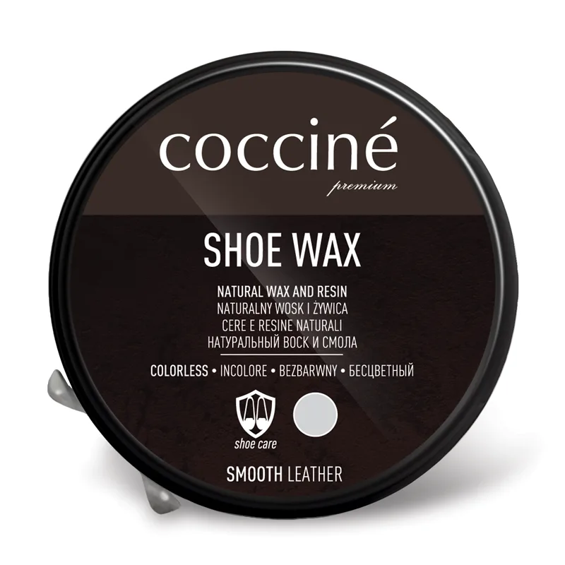 Pasta do butów z woskiem coccine shoe wax bezbarwna skóra naturalna 40ML