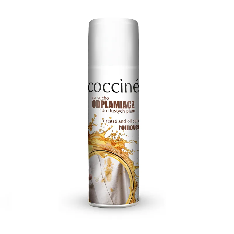 Odplamiacz do zamszu skóry i tkanin coccine spray na tłuszcz olej 200ML