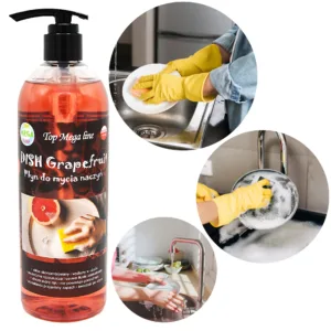 Płyn do mycia naczyń gęsty wydajny dolphin grapefruit 750ML