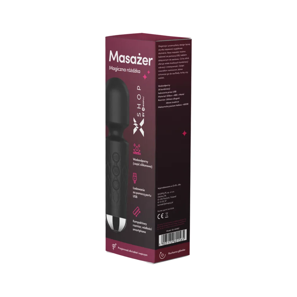 Wibrator magic wand mocny masażer do łechtaczki stymulator różdżka
