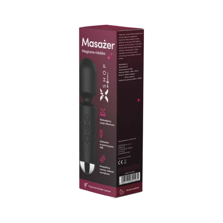 Wibrator magic wand mocny masażer do łechtaczki stymulator różdżka