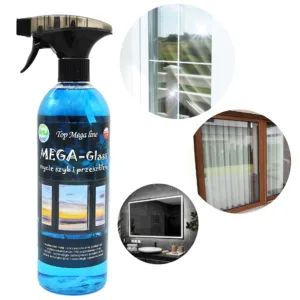 Płyn do mycia szyb luster szkła z alkoholem dolphin mega glass 750ML