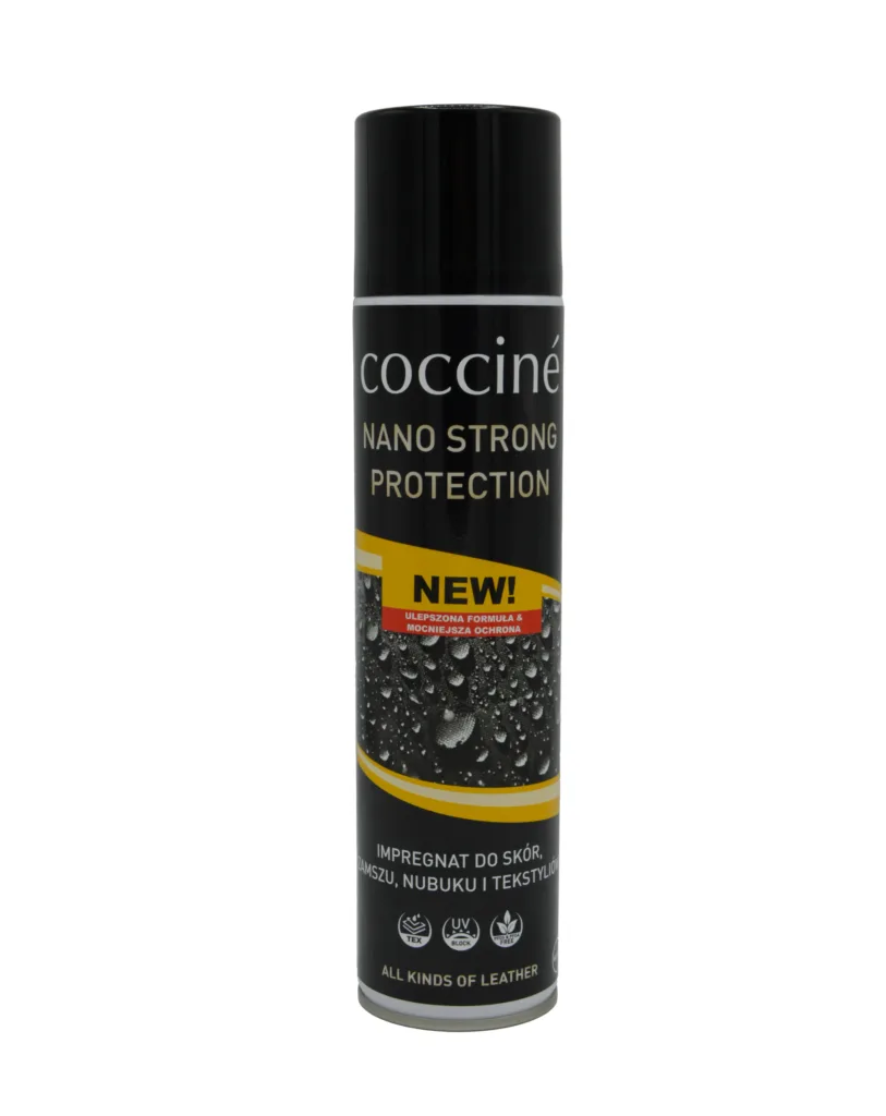 Impregnat ochronny do skóry i tekstyliów coccine nano strong protector